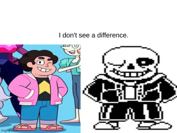 it was him all this time | image tagged in steven universe,undertale | made w/ Imgflip meme maker