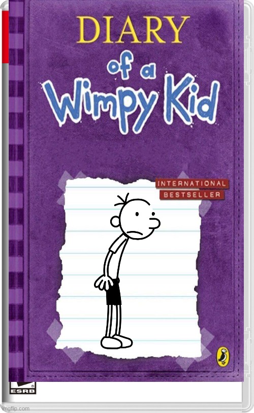 Diary of a Wimpy Kid: The Game | image tagged in nintendo switch,diary of a wimpy kid | made w/ Imgflip meme maker