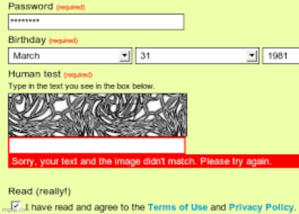 how??? you-had-one-job and humans can't find out how! | image tagged in impossible captcha | made w/ Imgflip meme maker