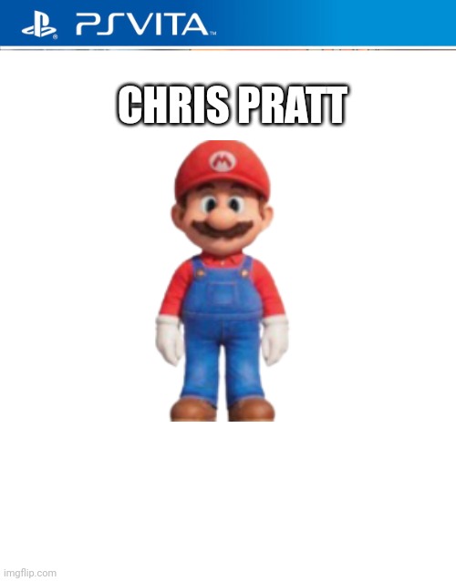cris prat | CHRIS PRATT | image tagged in ps vita game cover | made w/ Imgflip meme maker