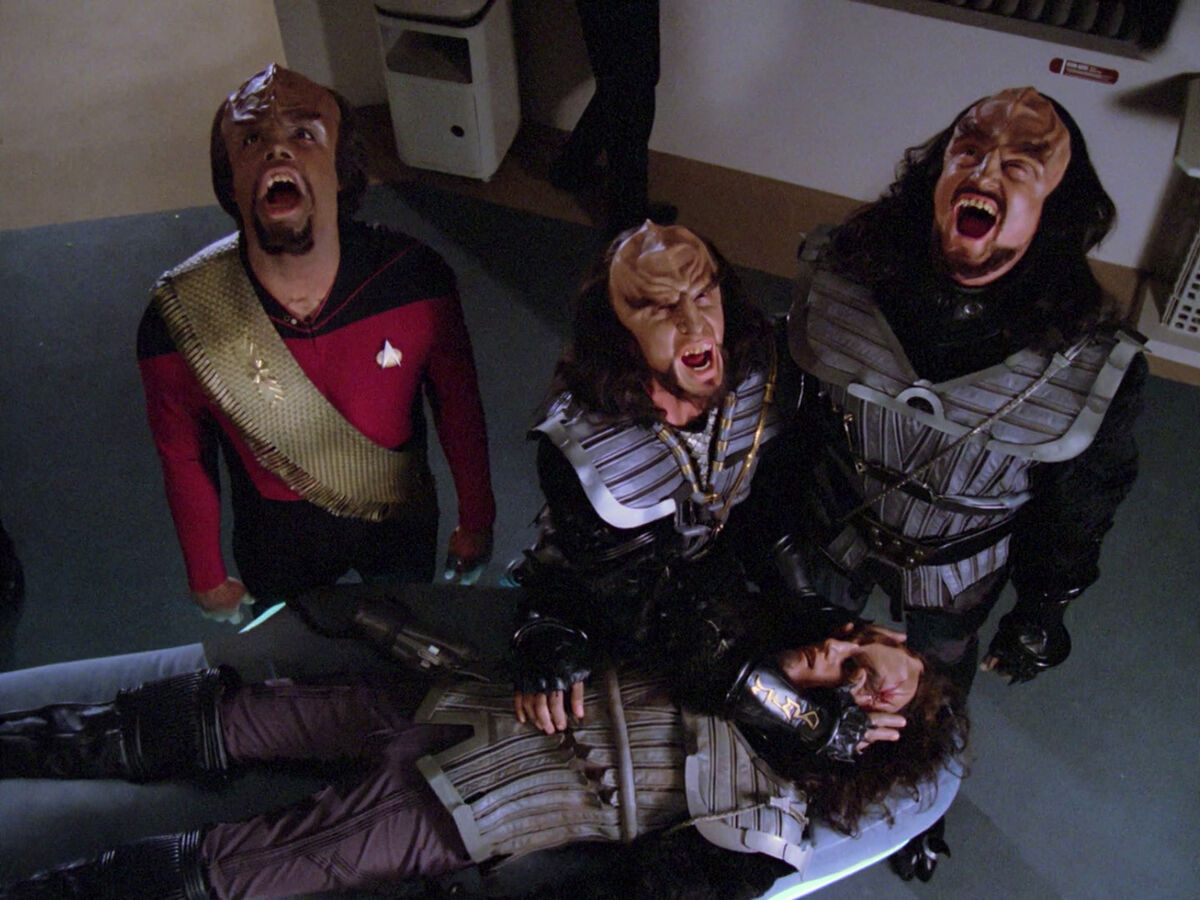 The Klingon Death Ritual Blank Meme Template