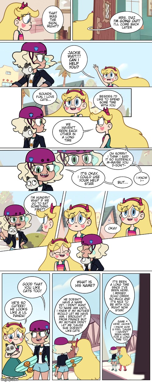 A purrfect gift (Part 1C) | image tagged in comics/cartoons,star vs the forces of evil | made w/ Imgflip meme maker