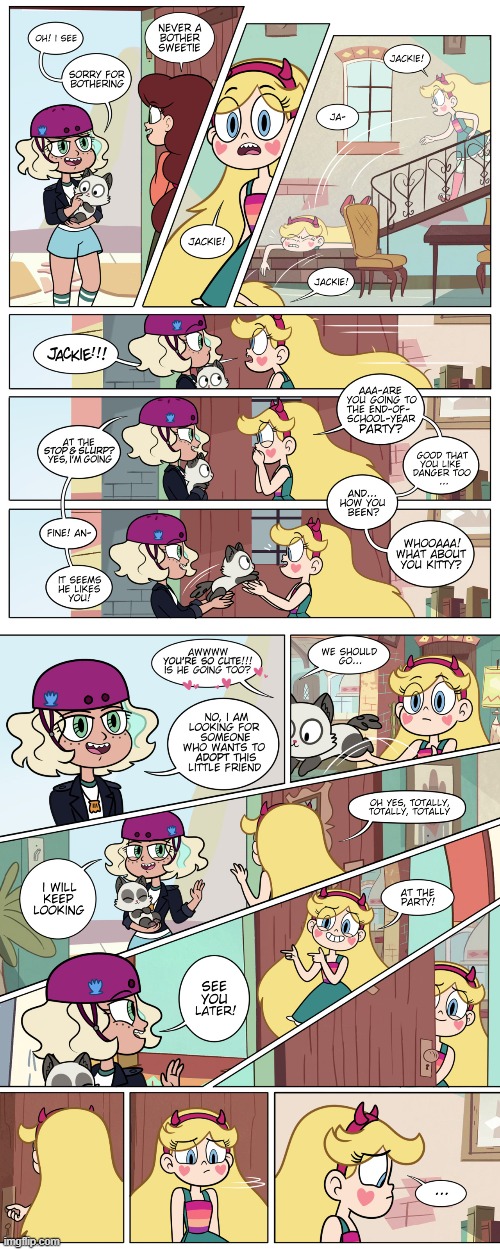 A purrfect gift (Part 1B) | image tagged in comics/cartoons,star vs the forces of evil | made w/ Imgflip meme maker