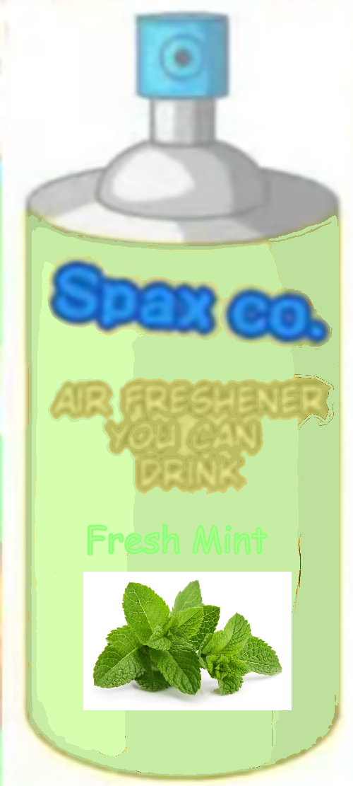 Air Freshener You Can Drink - Fresh Mint Blank Meme Template