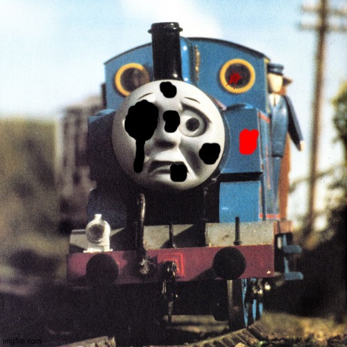 I made my own sodor fallout Thomas! | image tagged in sodor fallout,custom | made w/ Imgflip meme maker