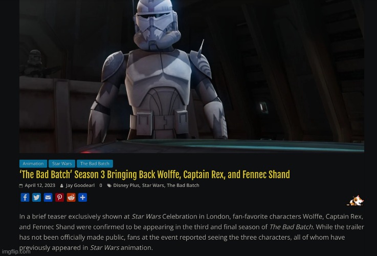 Fresh brand news! The Bad Batch will bring us further into the story with Rex alongside many other! | image tagged in star wars holonews,new | made w/ Imgflip meme maker