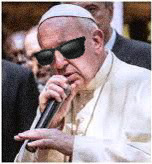 High Quality Gangsta Pope Francis Blank Meme Template