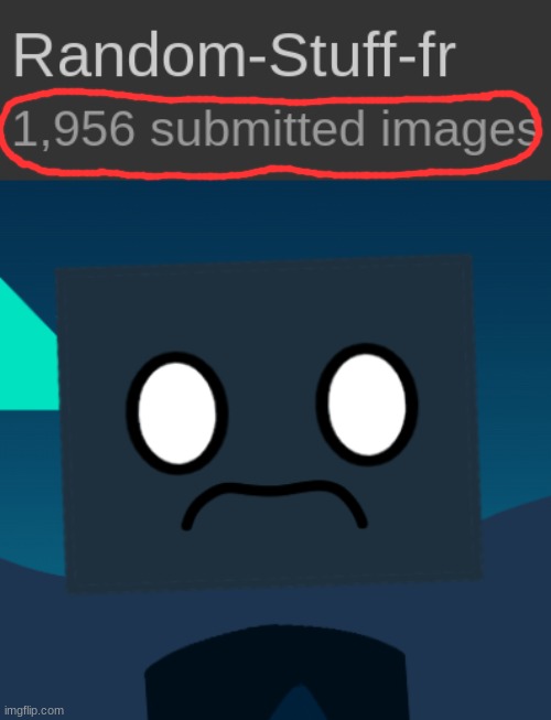 Holy crap- [Btw, can someone check how many submitted images are there in THIS stream?] | image tagged in shocked cube 2,idk,stuff,s o u p,carck | made w/ Imgflip meme maker