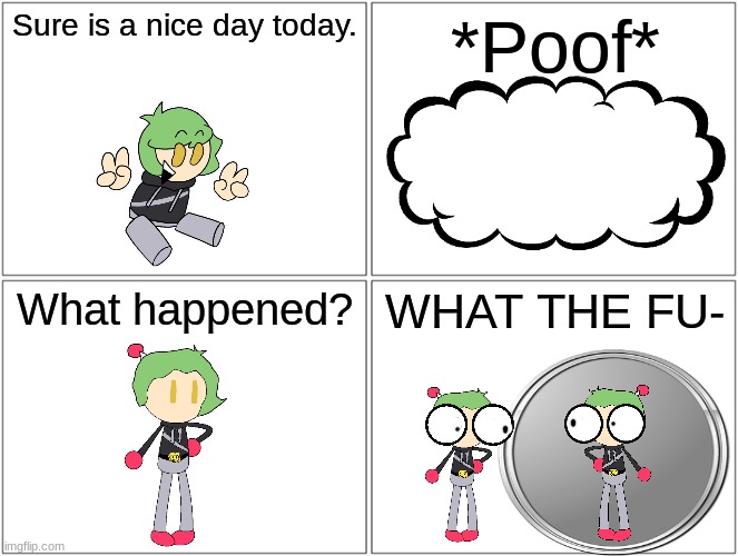 Cory got turned into a bomberman (I'm sorry PizzanoTheCreampuff 7~7) | made w/ Imgflip meme maker