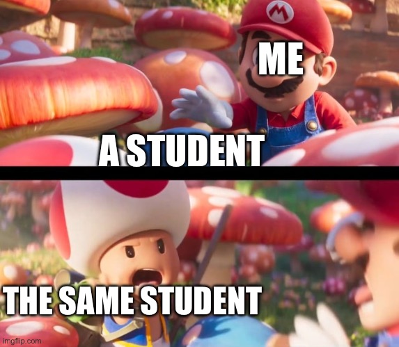 when you try to touch a student: | ME; A STUDENT; THE SAME STUDENT | image tagged in don t touch that you ll die | made w/ Imgflip meme maker