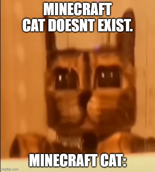 Minecraft But, I Am A Cat? 🐱#minecraft #MinecraftMeme