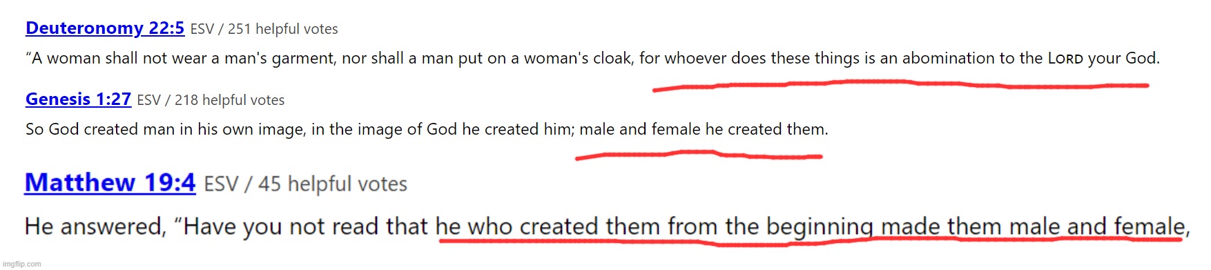 Common Bible W | made w/ Imgflip meme maker