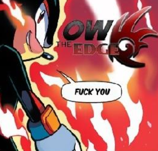 shadow says fuck you Blank Meme Template