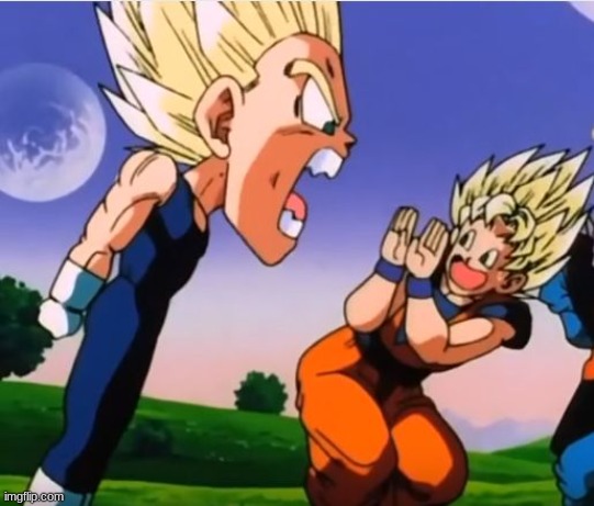 Vegeta Angry | image tagged in vegeta angry | made w/ Imgflip meme maker
