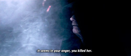 Palpatine “It seems in your anger, you killed her.” Blank Meme Template