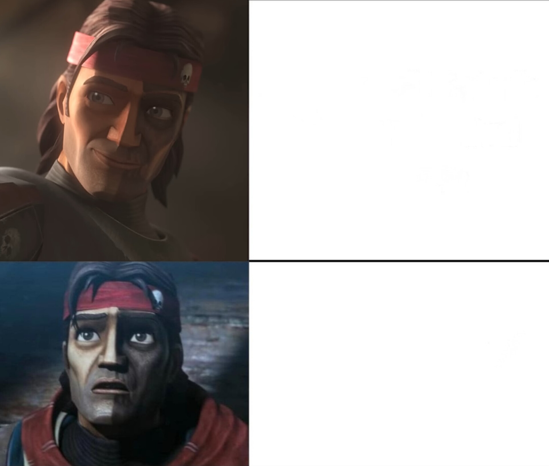 High Quality TBB Hunter Oh yeah! Oh no... Blank Meme Template