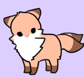 High Quality Cute fox looks at you weirdly Blank Meme Template