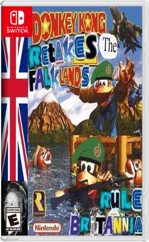 Donkey Kong retakes the Falklands | made w/ Imgflip meme maker