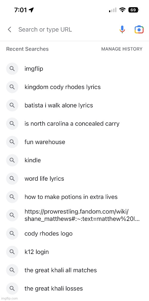 Fone search history reveal | made w/ Imgflip meme maker