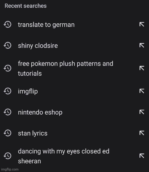 Search history reveal ig | made w/ Imgflip meme maker