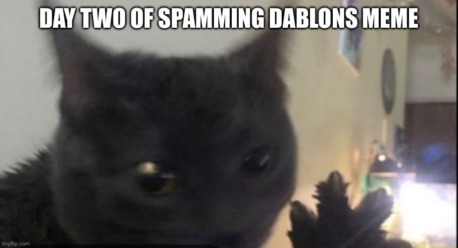 Dablons | DAY TWO OF SPAMMING DABLONS MEME | image tagged in dablons | made w/ Imgflip meme maker