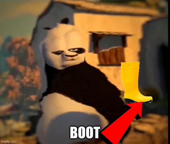 Po wut | BOOT | image tagged in po wut | made w/ Imgflip meme maker