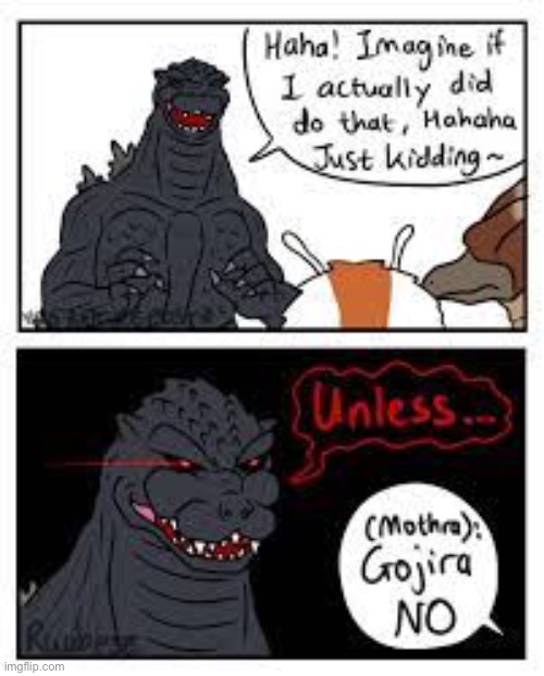 Heisei comic 3/3 | image tagged in godzilla,mothra,kaiju,aaaaand its gone | made w/ Imgflip meme maker