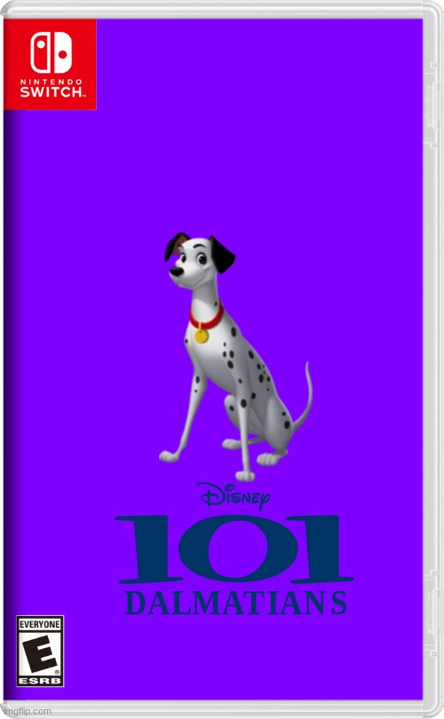 101 dalmatians the video game | image tagged in nintendo switch,disney,fake,dogs,3d platformer | made w/ Imgflip meme maker