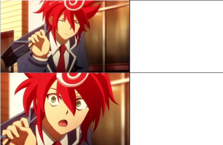 High Quality Chrono surprised Blank Meme Template