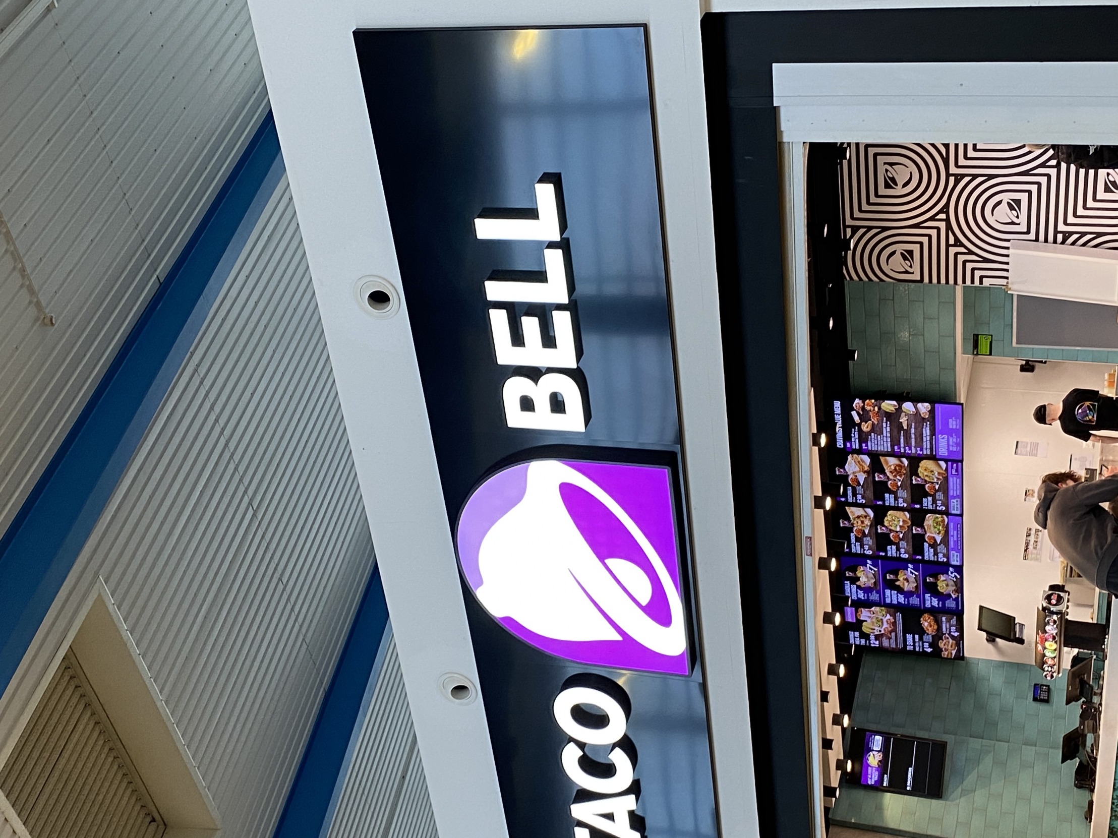 First taco bell Blank Meme Template