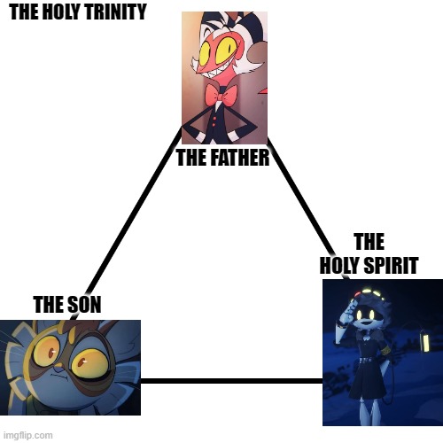 The Holy Trinity of best boi's | THE HOLY TRINITY; THE FATHER; THE HOLY SPIRIT; THE SON | image tagged in simp trinity | made w/ Imgflip meme maker