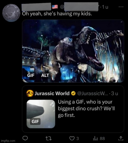 Cursed Jurrasic World | image tagged in jurassic world,cursed,comments,funny | made w/ Imgflip meme maker