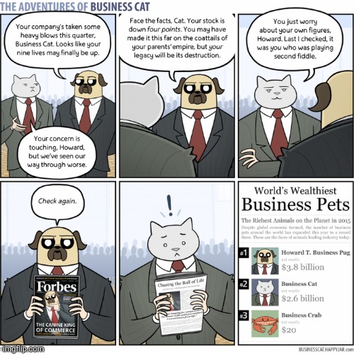 The Adventures of Business Cat #33 | made w/ Imgflip meme maker
