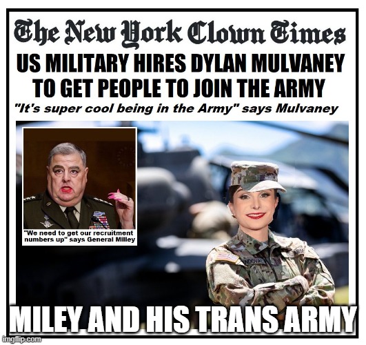 Trans Army? | MILEY AND HIS TRANS ARMY | image tagged in trans army | made w/ Imgflip meme maker