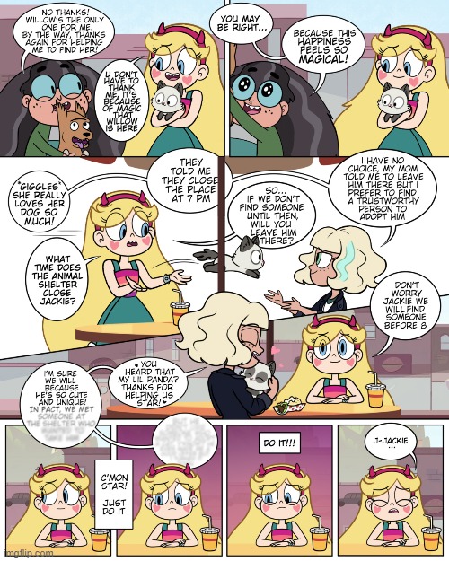 A purrfect gift (Part 2A) | image tagged in comics/cartoons,star vs the forces of evil | made w/ Imgflip meme maker