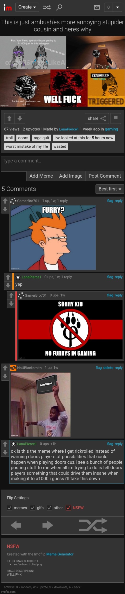 They deleted the image and I got an archive | made w/ Imgflip meme maker