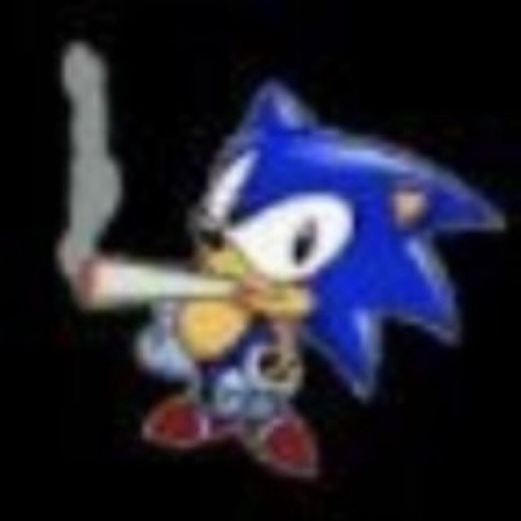 classic sonic smoking dat zaza Blank Meme Template