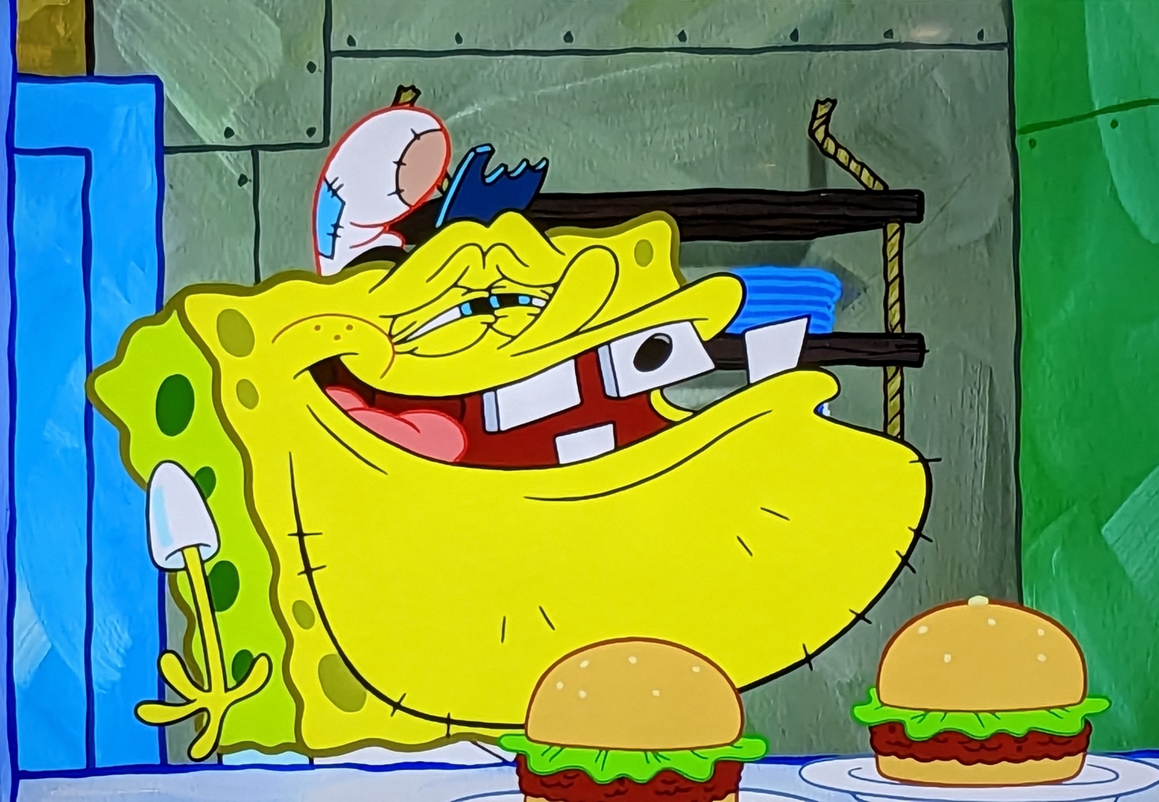 High Quality Hillbilly SpongeBob Blank Meme Template