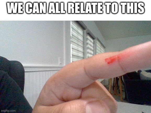 finger reveal | WE CAN ALL RELATE TO THIS | made w/ Imgflip meme maker