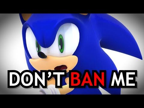 High Quality sonic dont ban me Blank Meme Template