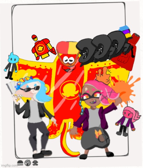 Fanmade splatfest art cuz why not | image tagged in splatoon,osmosisjones,splatfest,art,fanmade,custom | made w/ Imgflip meme maker