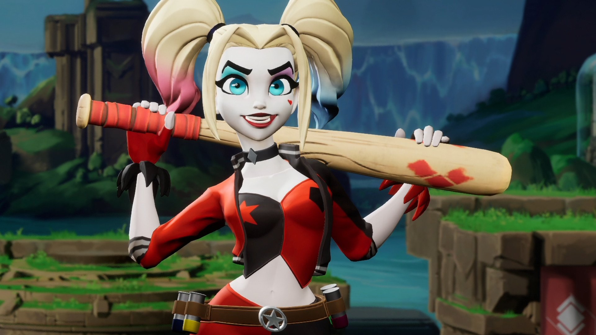 Harley Quinn Multiversus Blank Meme Template
