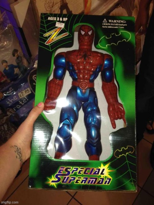 Ah yes Special Superman | image tagged in off brand,memes,funny | made w/ Imgflip meme maker