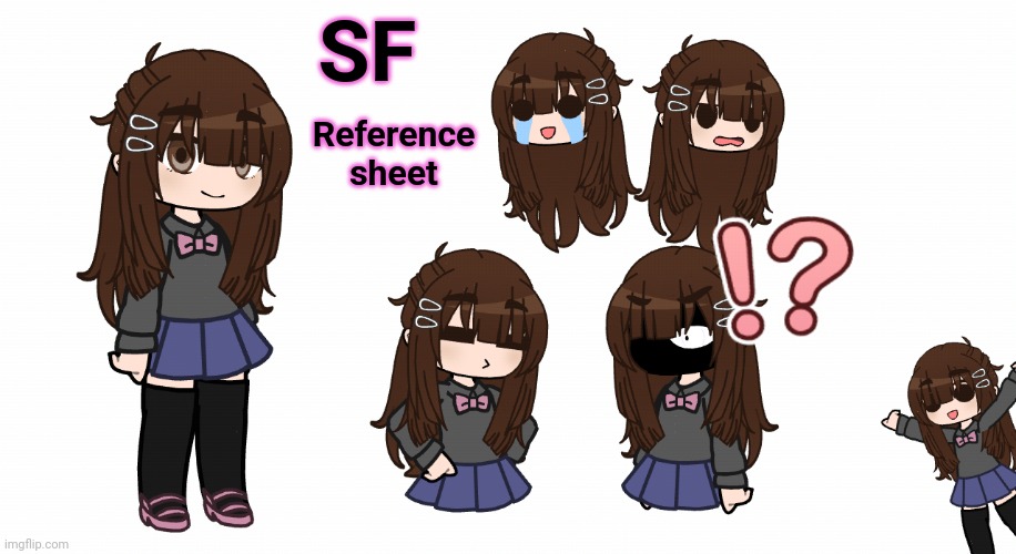 I'm tryna start a new trend here :,) (if you do this, I would appreciate credit for the idea) | SF; Reference sheet | made w/ Imgflip meme maker