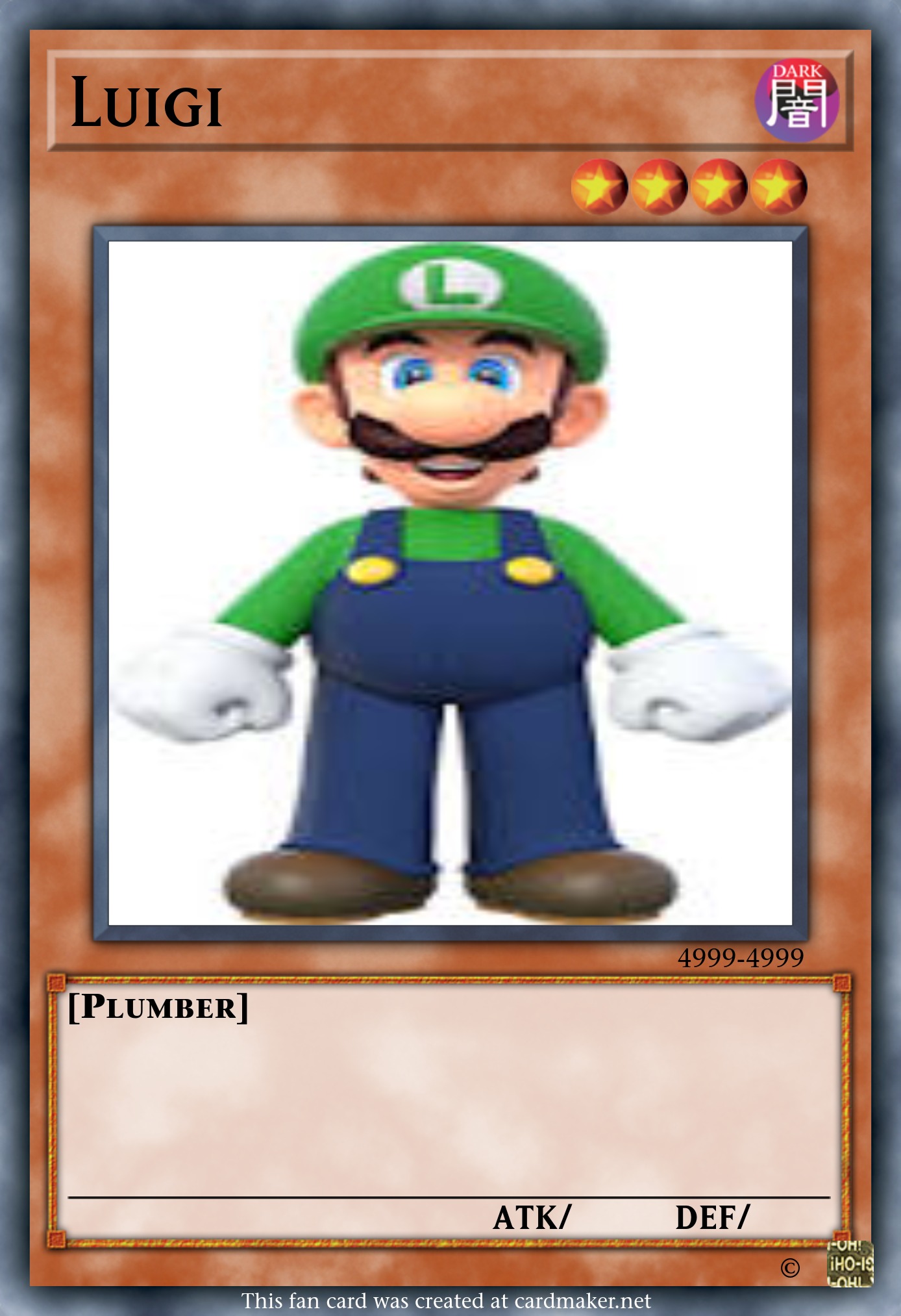 Luigi ygo Blank Meme Template