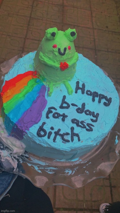 found me a cake | made w/ Imgflip meme maker