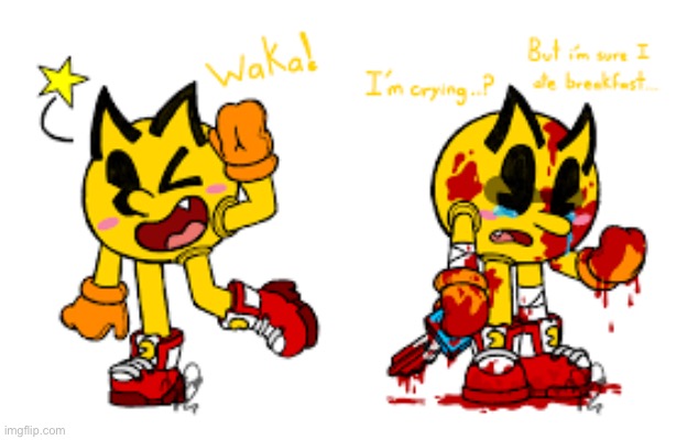 Art not mine | image tagged in pacman | made w/ Imgflip meme maker