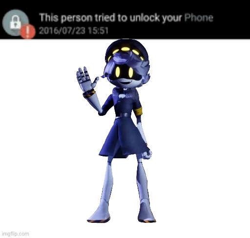 BAD N. BAD! | image tagged in this person tried to unlock your iphone,murder drones,n | made w/ Imgflip meme maker