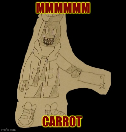 Starved Eggyhead | MMMMMM CARROT | image tagged in starved eggyhead | made w/ Imgflip meme maker