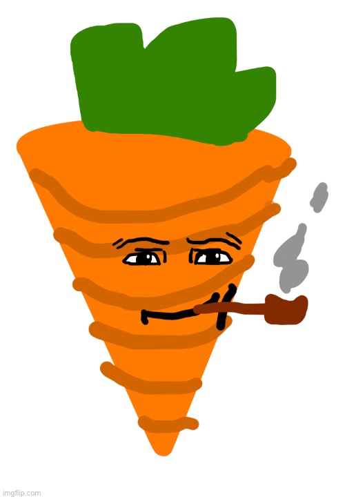 I drew the Waltuh carrot | made w/ Imgflip meme maker